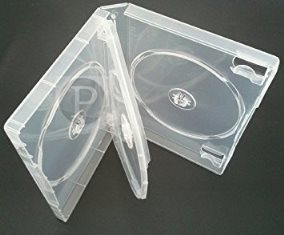 Quadruple DVD Case Super Clear (27mm)